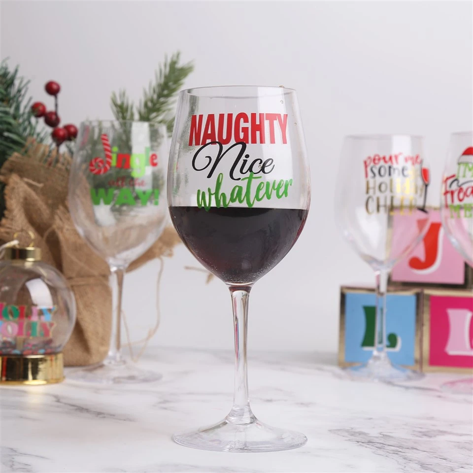 Nice Plastic Wine Glass