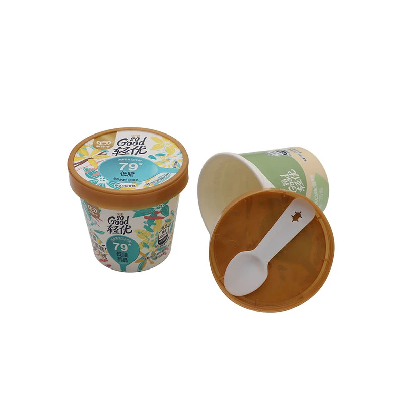 Personalized Paper Ice Cream Cup