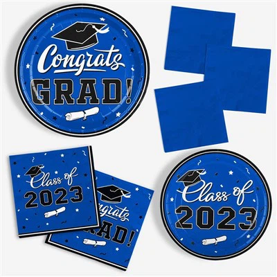 Personalized Graduation Plate And Napkin